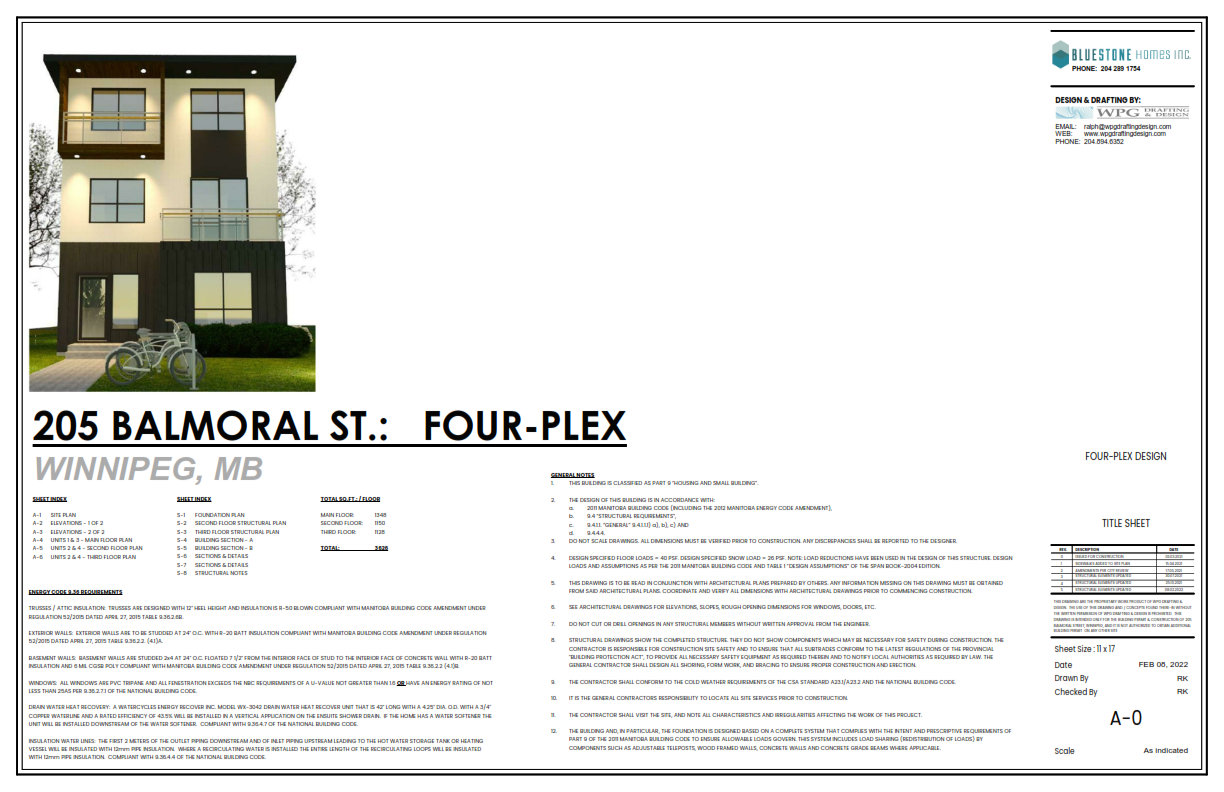 205 balmoral st. four plex